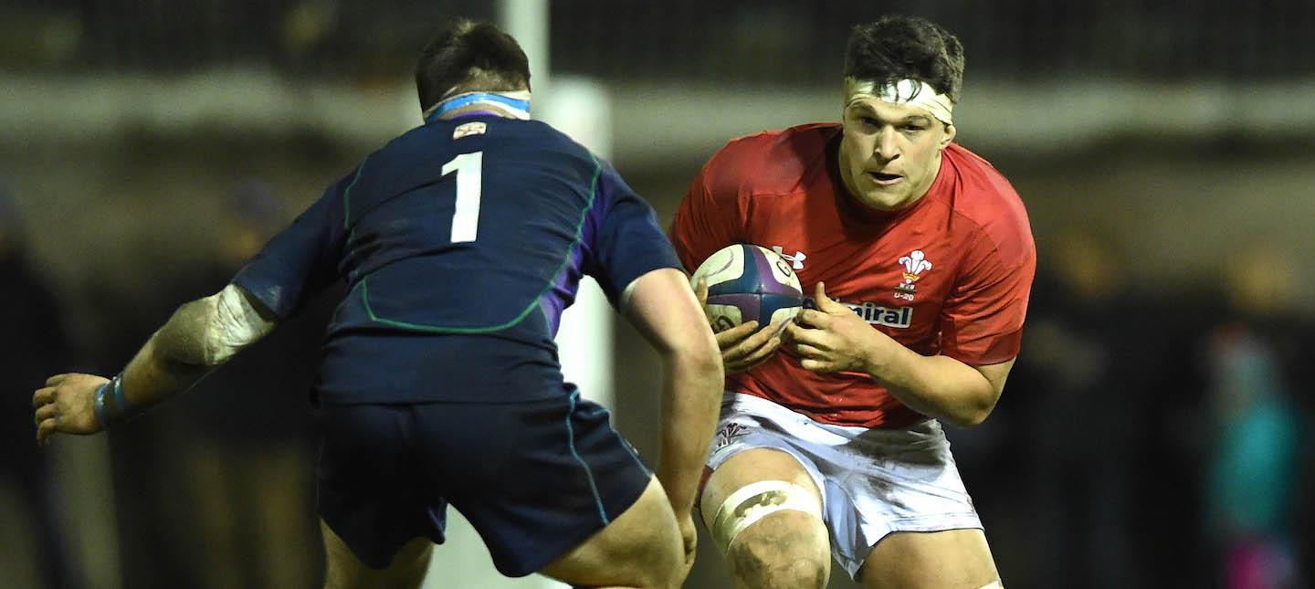 Teddy Williams on the attack for Wales U20s